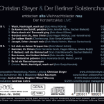 Alte Weihnachtslieder Neu_Christian Steyer & Der Berliner Solistenchor LIVE 2015