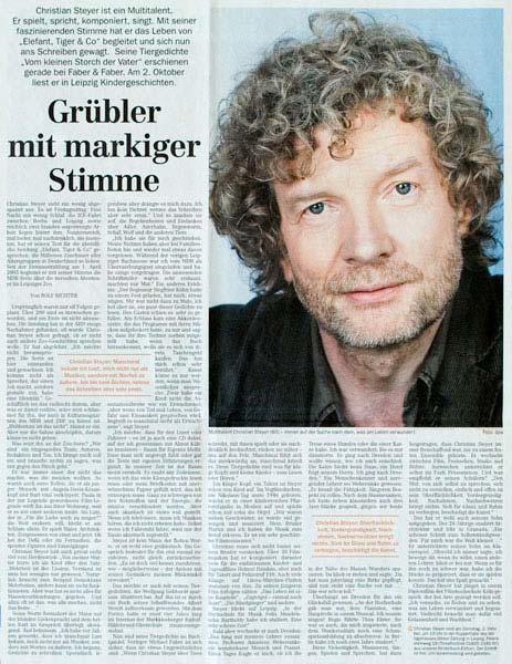 Grübler mit markiger Stimme_Leipziger Volkszeitung